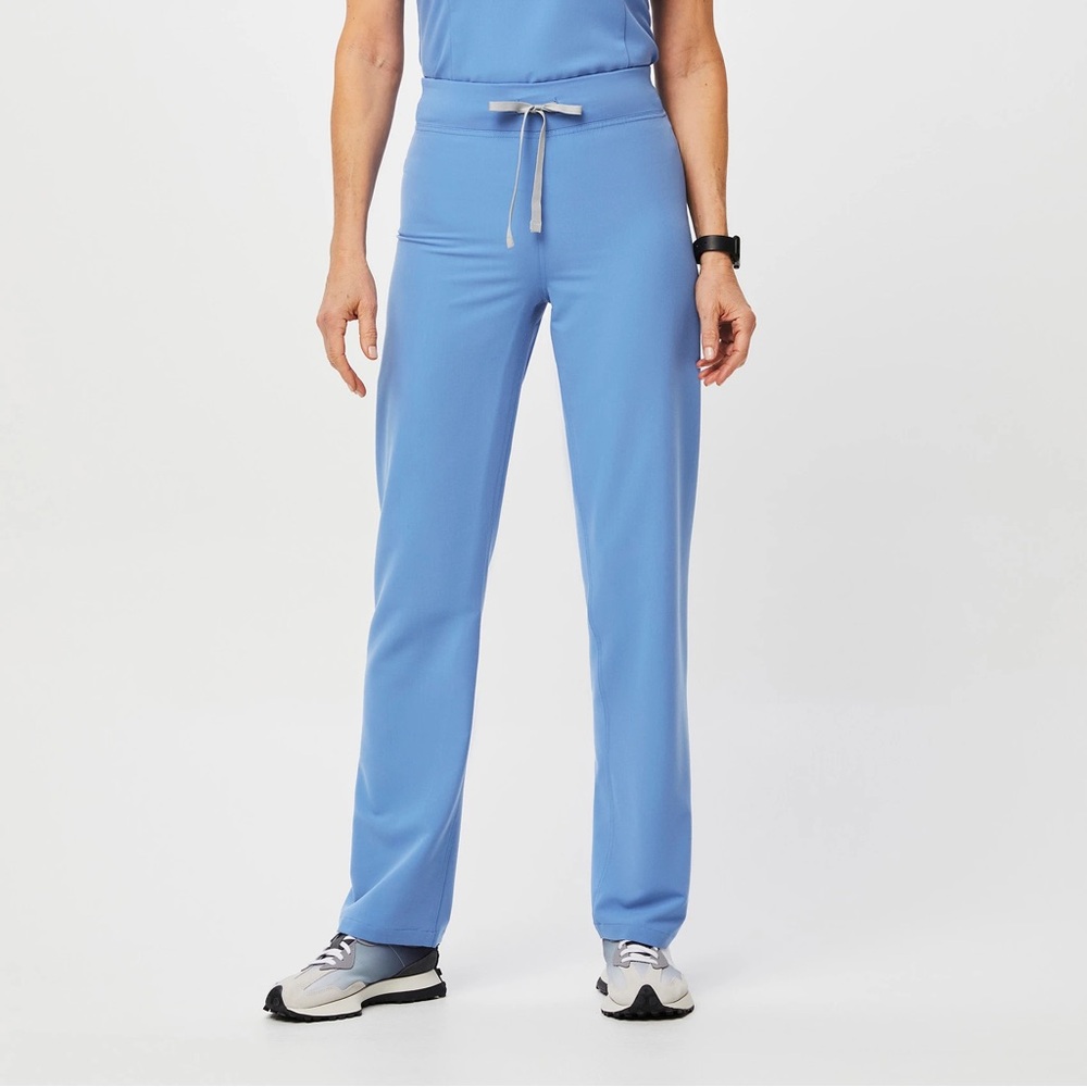 Figs Ceil Blue Livingston Pants, Medium Petite